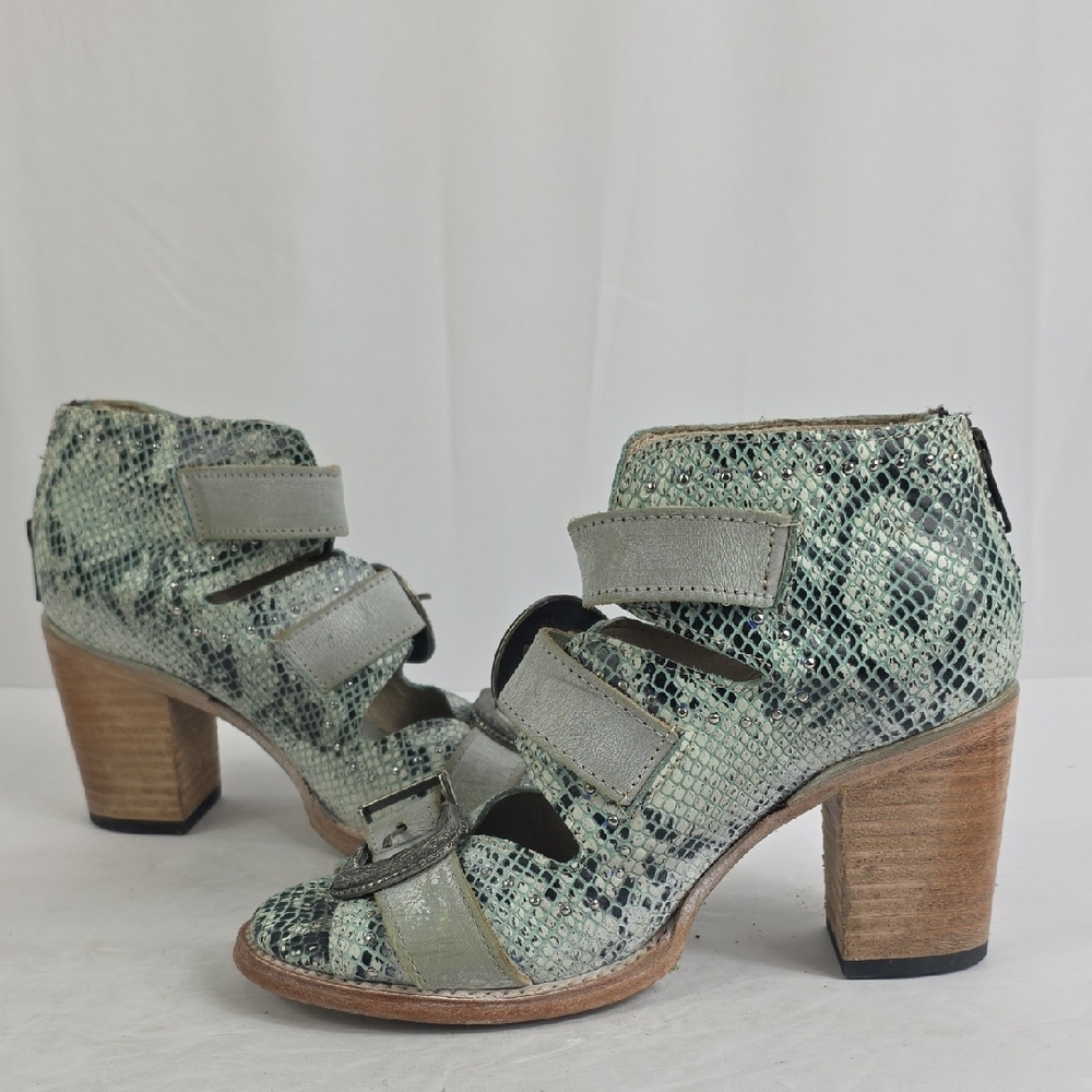Freebird By Steven Python Print Leather Women's A… - image 3